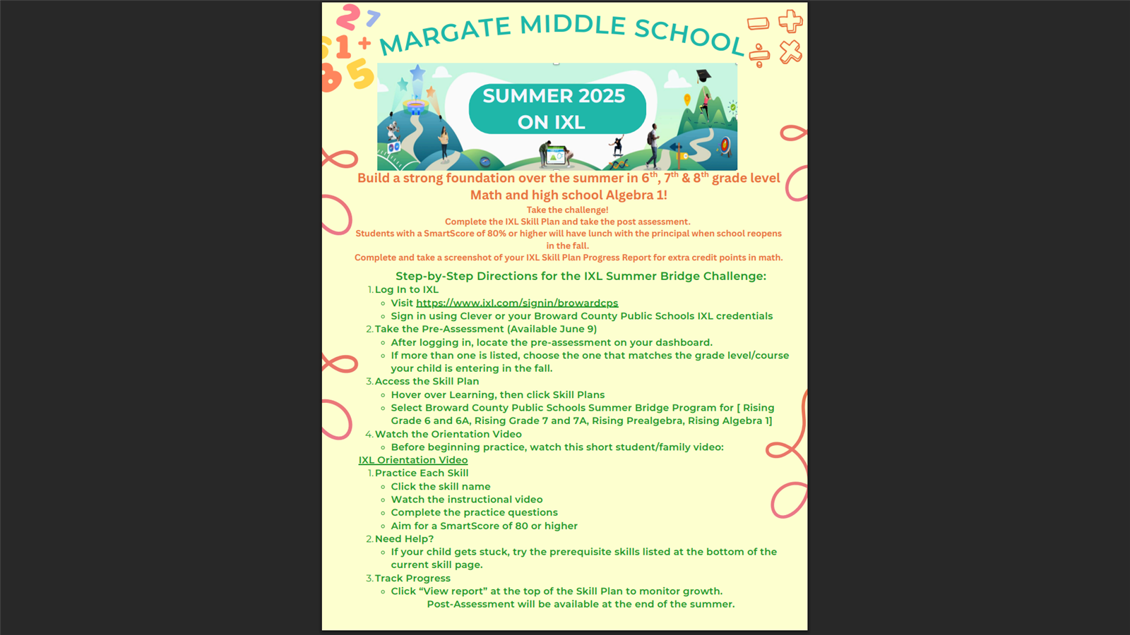 Summer IXL Challenge